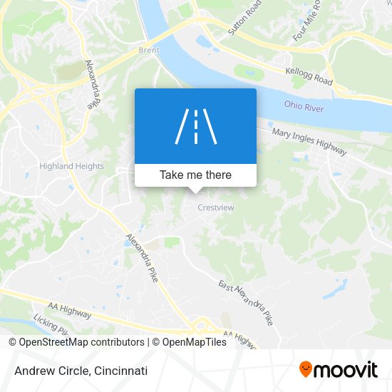 Mapa de Andrew Circle