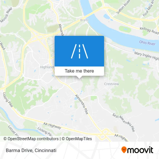 Barma Drive map