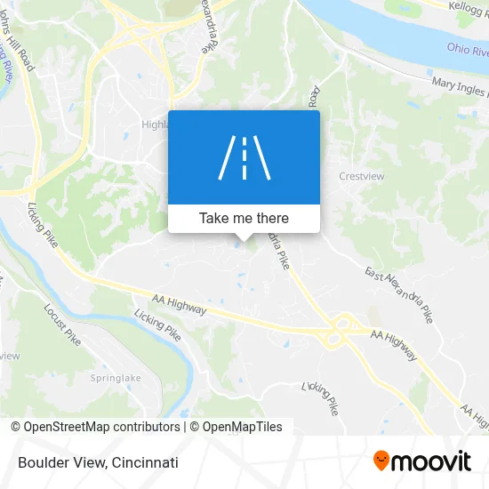 Boulder View map