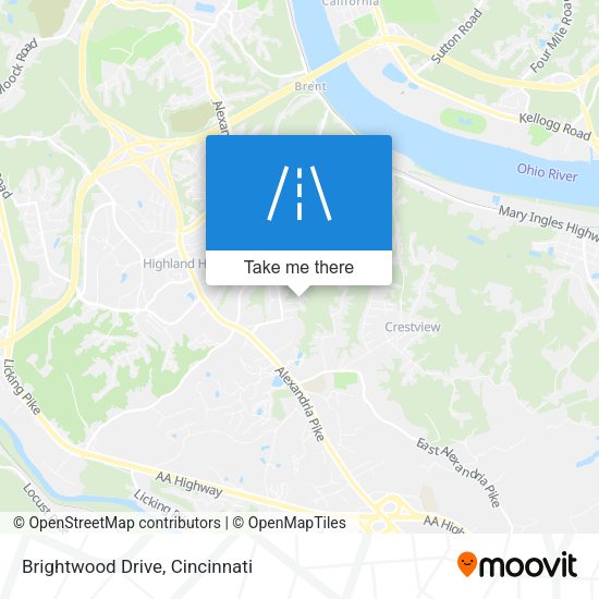 Mapa de Brightwood Drive