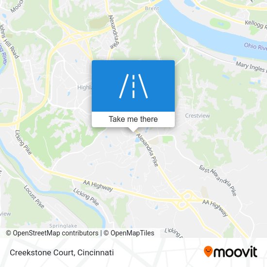 Creekstone Court map