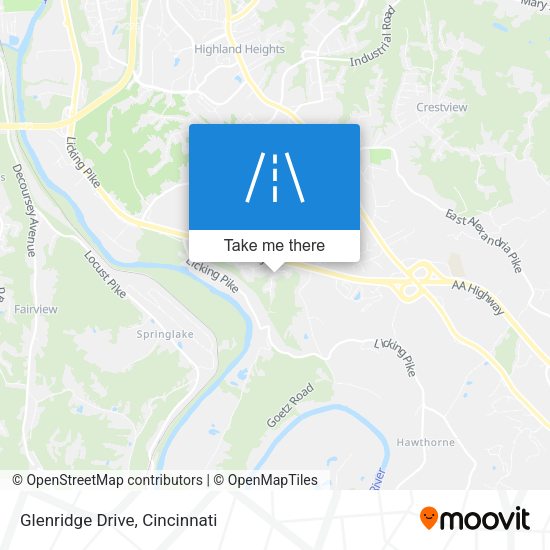 Mapa de Glenridge Drive