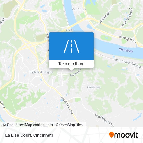 Mapa de La Lisa Court