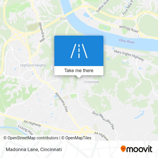 Mapa de Madonna Lane