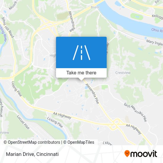 Marian Drive map