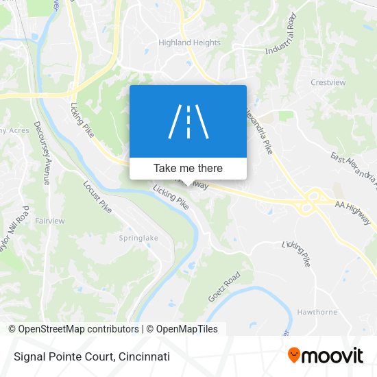Mapa de Signal Pointe Court