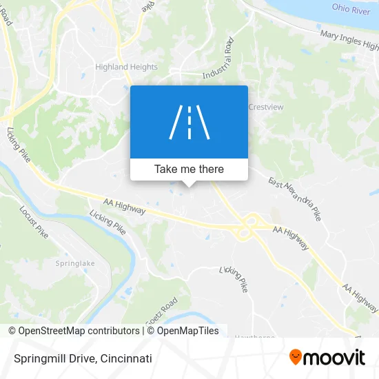 Springmill Drive map