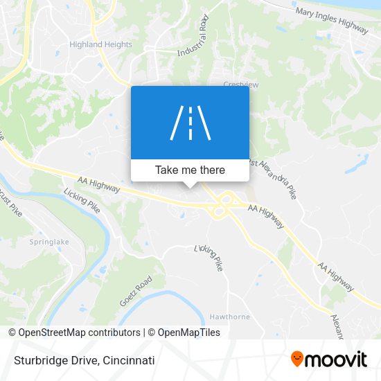 Sturbridge Drive map