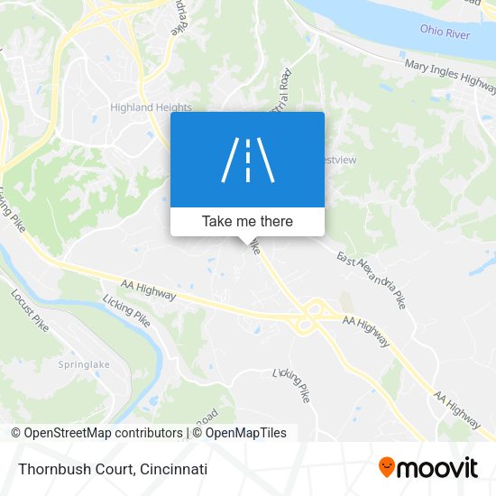 Mapa de Thornbush Court