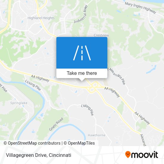 Mapa de Villagegreen Drive