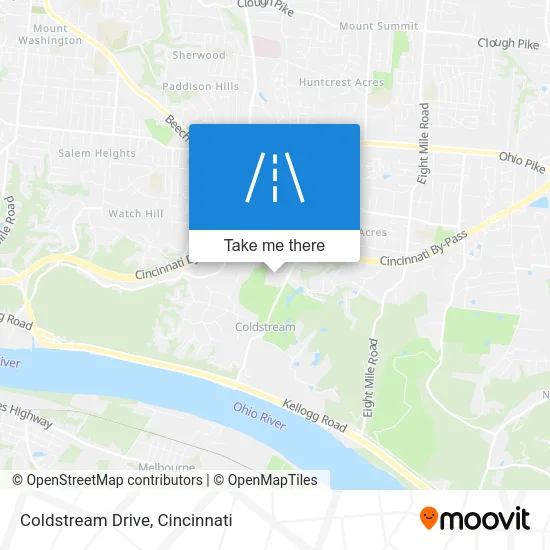 Coldstream Drive map