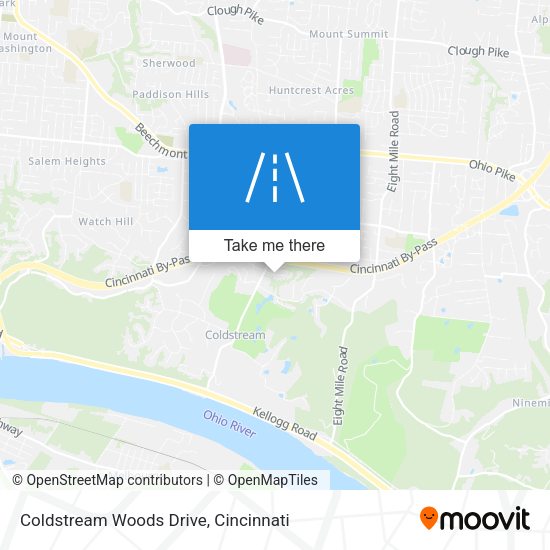 Coldstream Woods Drive map