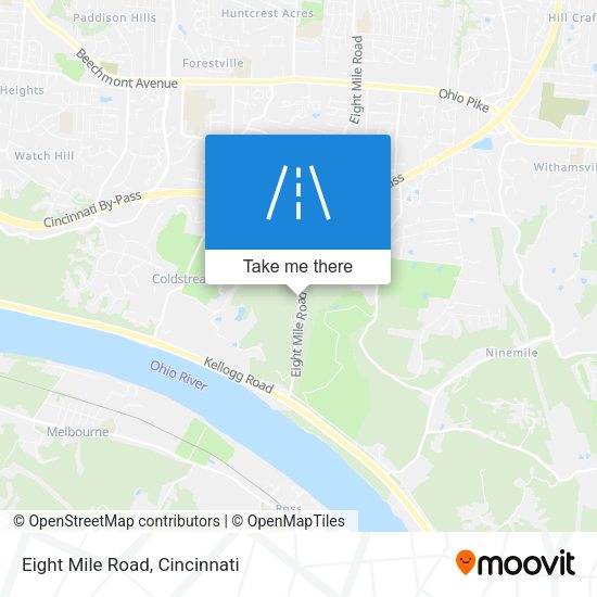 Eight Mile Road map