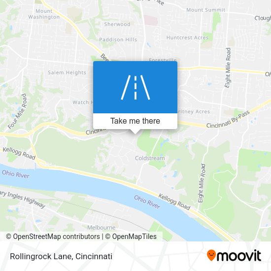 Rollingrock Lane map