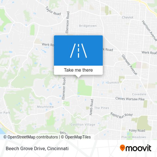 Beech Grove Drive map