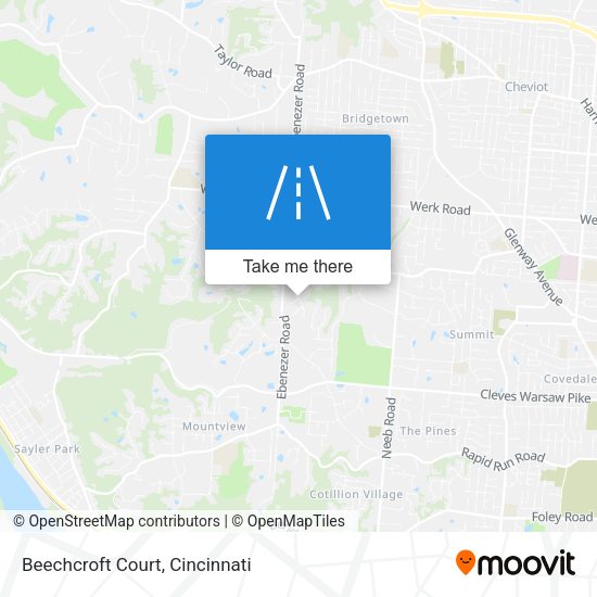 Mapa de Beechcroft Court