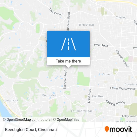 Mapa de Beechglen Court