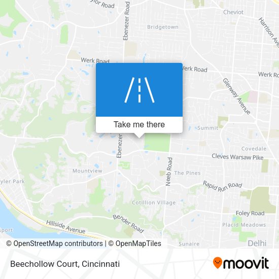 Mapa de Beechollow Court