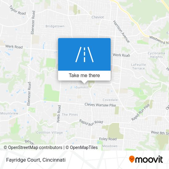 Mapa de Fayridge Court