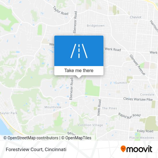 Forestview Court map