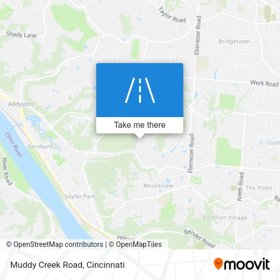 Mapa de Muddy Creek Road