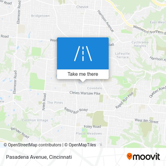 Mapa de Pasadena Avenue