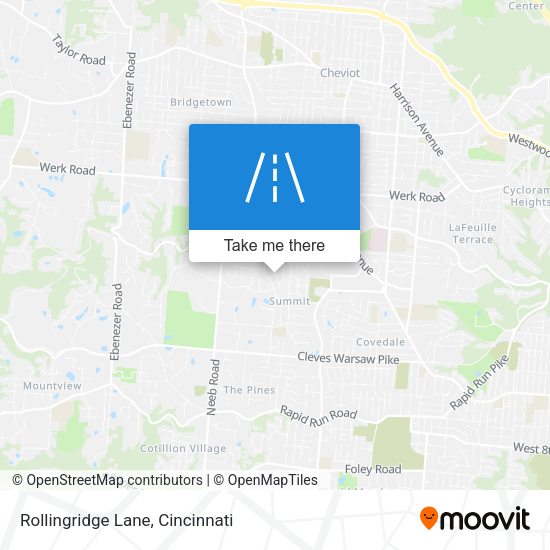 Mapa de Rollingridge Lane