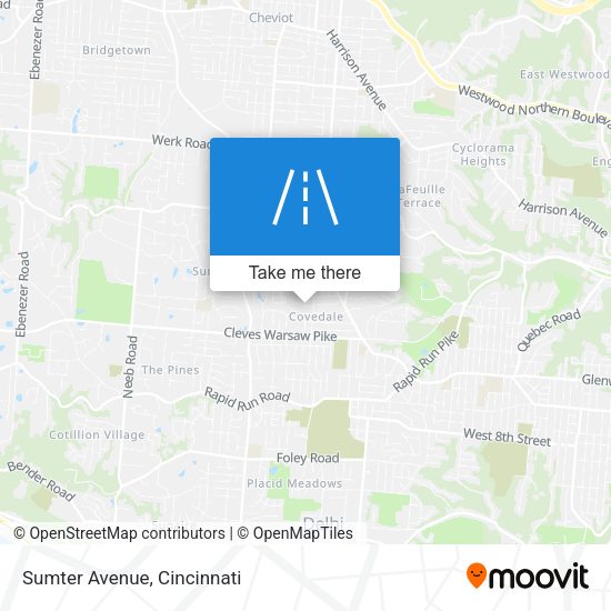 Mapa de Sumter Avenue