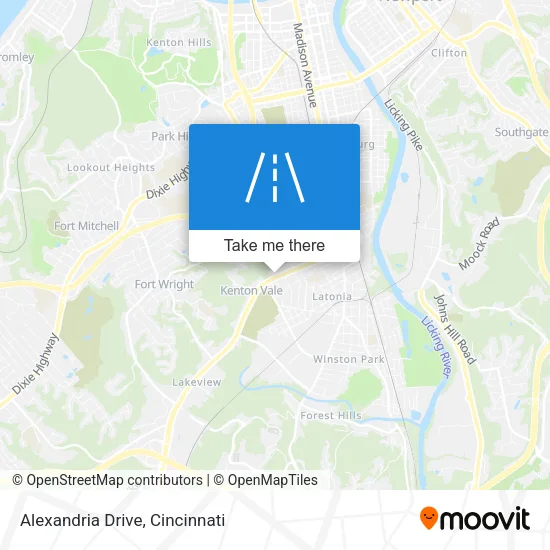Alexandria Drive map