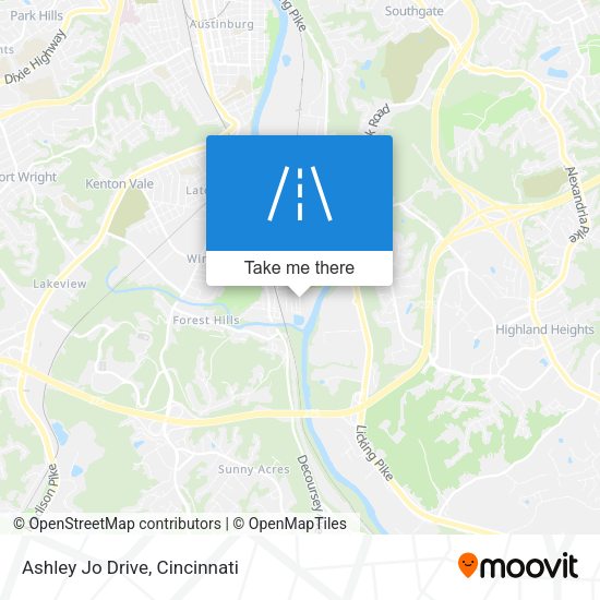 Mapa de Ashley Jo Drive