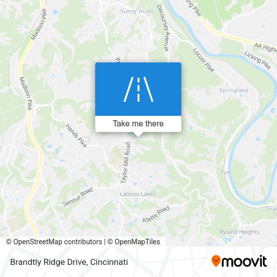 Brandtly Ridge Drive map