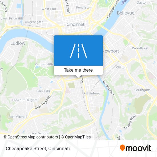Chesapeake Street map