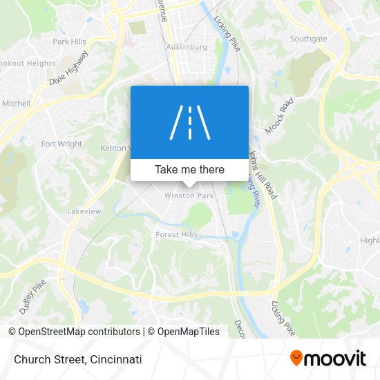 Mapa de Church Street