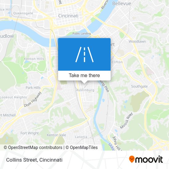 Mapa de Collins Street