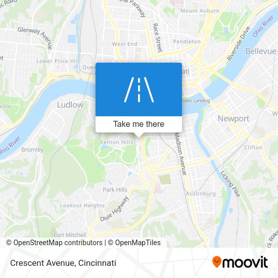 Mapa de Crescent Avenue