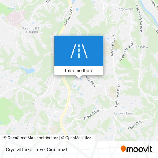 Mapa de Crystal Lake Drive