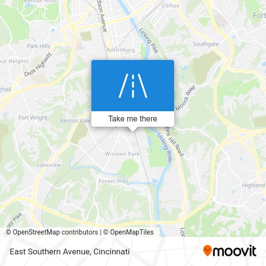 Mapa de East Southern Avenue