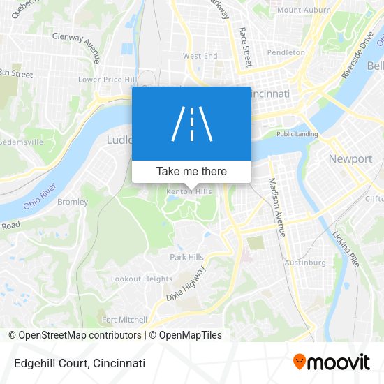 Mapa de Edgehill Court