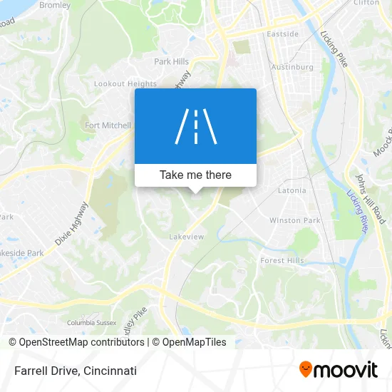 Farrell Drive map