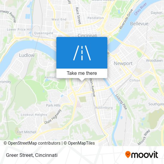 Mapa de Greer Street