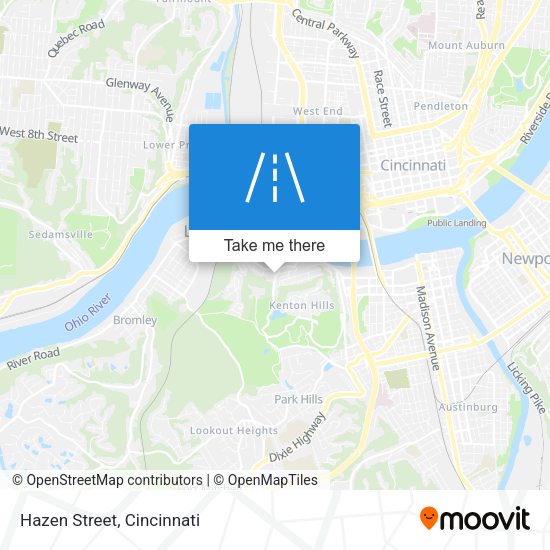 Mapa de Hazen Street