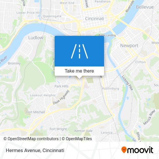 Mapa de Hermes Avenue