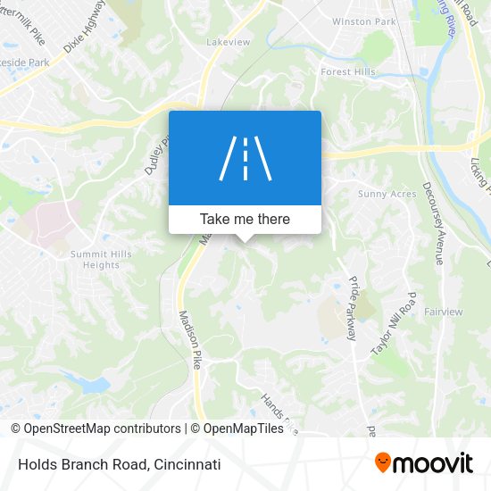 Holds Branch Road map