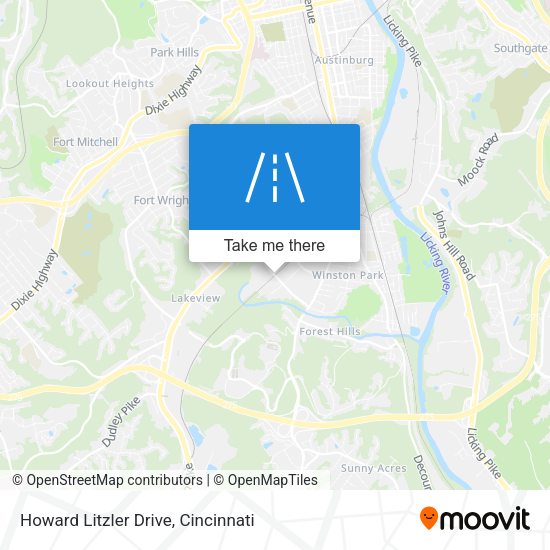 Howard Litzler Drive map