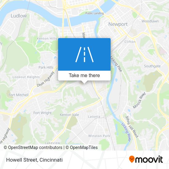Mapa de Howell Street