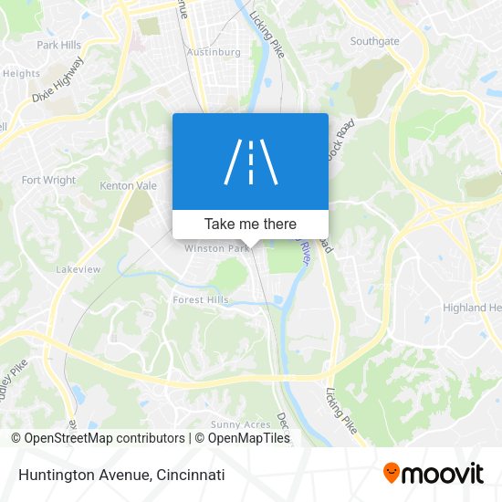 Mapa de Huntington Avenue