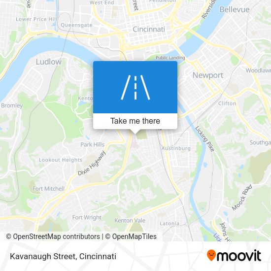 Kavanaugh Street map