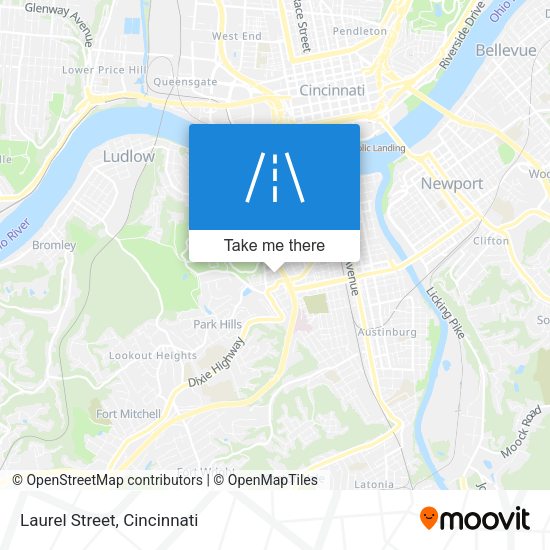 Mapa de Laurel Street