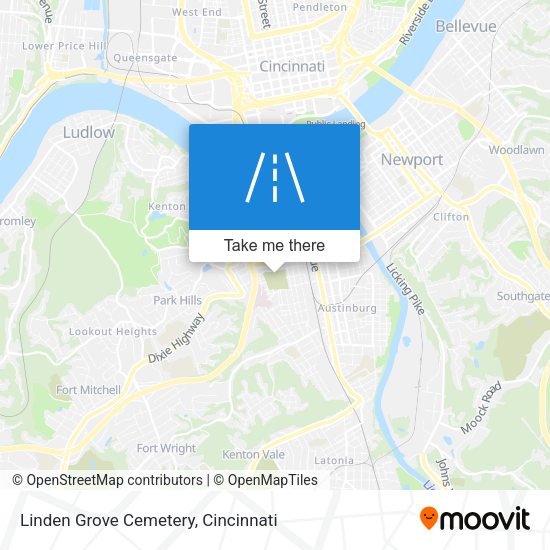 Linden Grove Cemetery map