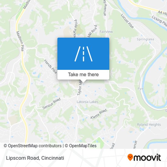 Mapa de Lipscom Road